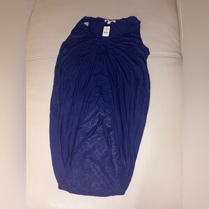 New Navy Blue Express Medium Sleeveless Top/Tunic/Beach Cover Up